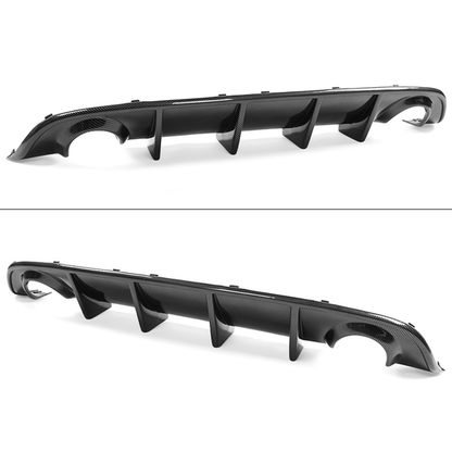 2015 - 24 Charger SRT Rear Diffuser + V2 Style Side Diffuser Extensions | Matte / Carbon