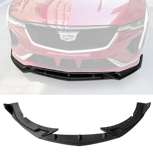 2020 - 23 Cadillac CT4 3PC Front Bumper Lip Splitter