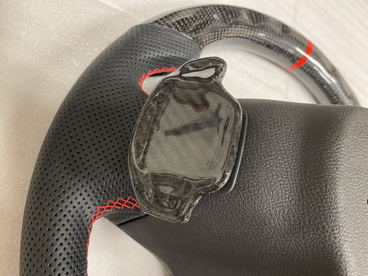 2016 - 24 Camaro LED Carbon Fiber Steering Wheel (Complete/Heated) | Next-Gen Carbon