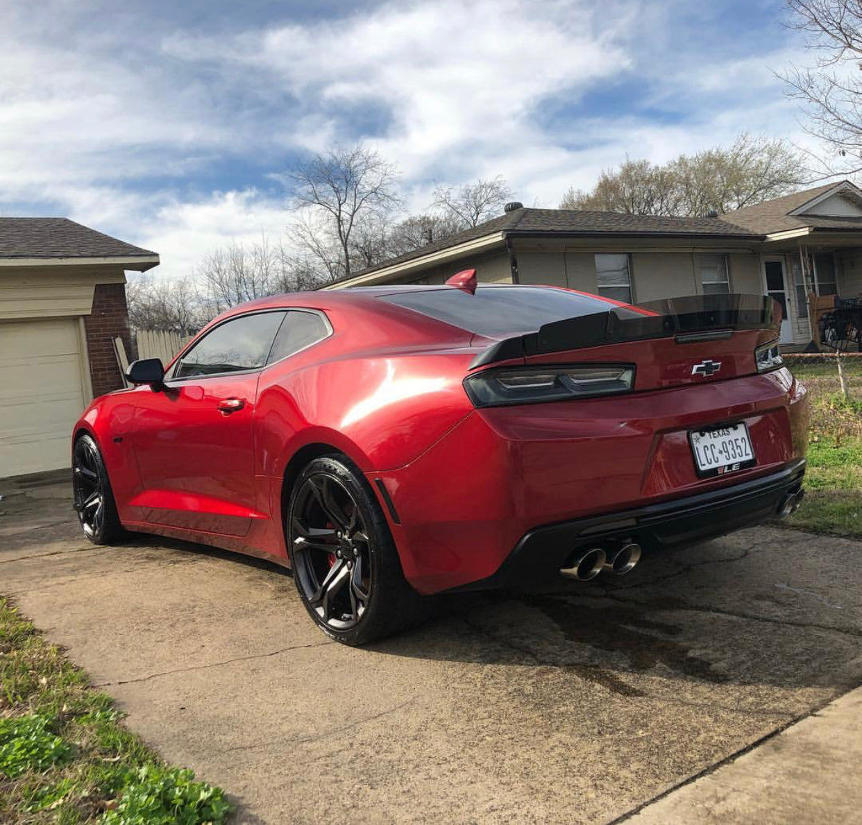 2016 - 18 Camaro Smoked Exterior LED Lighting Kit 2 (Tail Lights, Side Markers, Reflectors, + Third Brake Light)