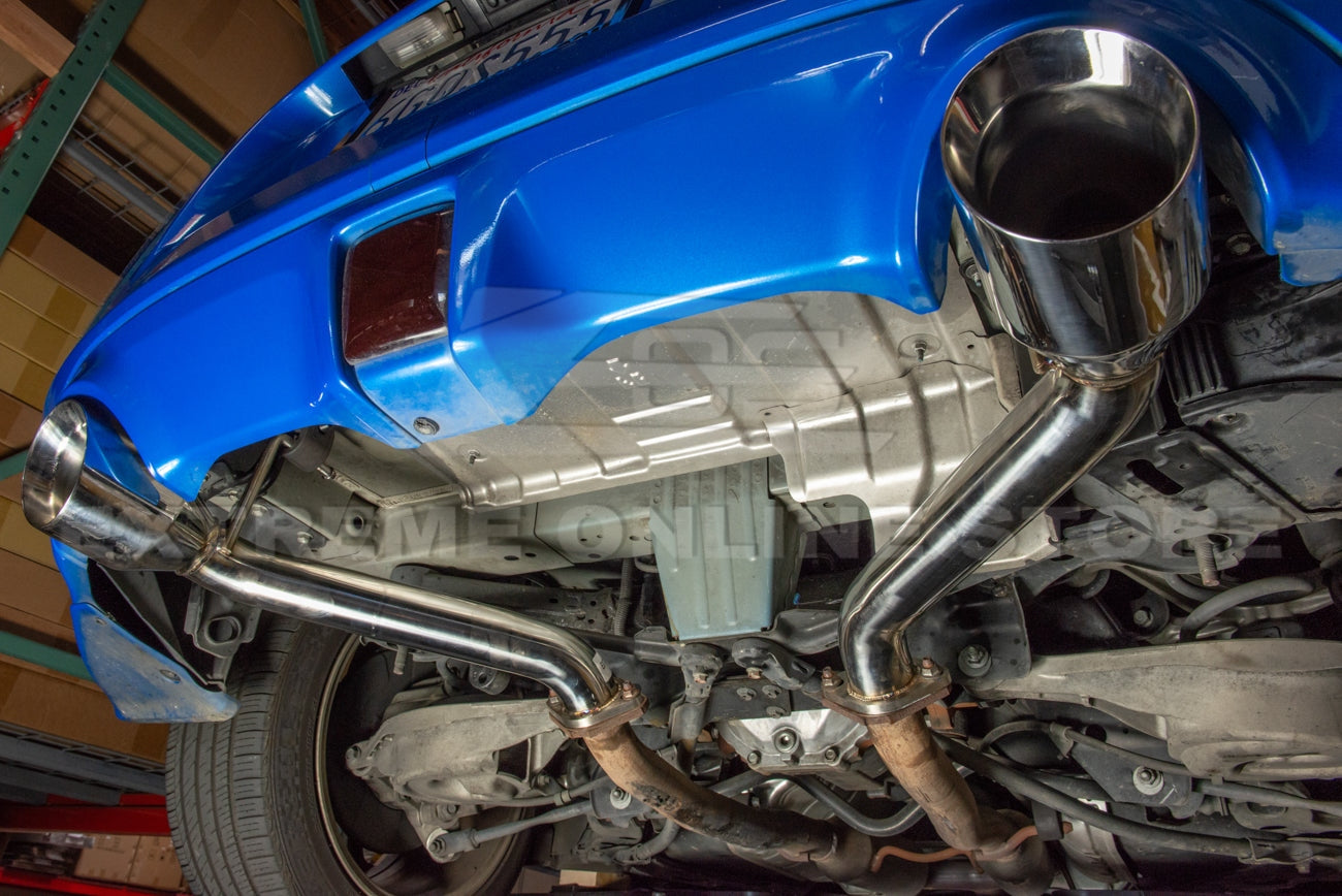 2009 - 21 Nissan 370Z Z34 Muffler Delete Axle Back 4.5" Dual Tips Exhaust