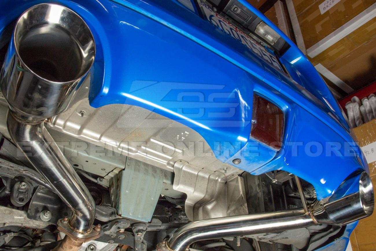 2009 - 21 Nissan 370Z Z34 Muffler Delete Axle Back 4.5" Dual Tips Exhaust