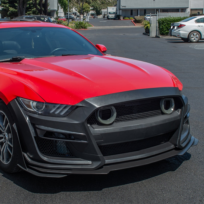 2015 - 17 Ford Mustang GT500 Conversion Bumper with LED Grille Kit