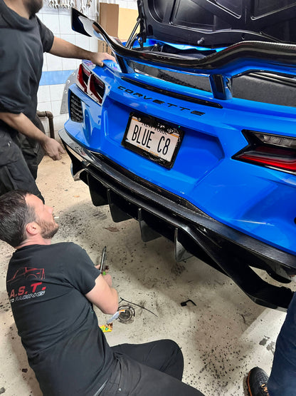 C8 Corvette Carbon Fiber Z06 Style Spoiler for Stingray | Next-Gen Carbon