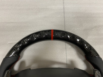 2016 - 24 Camaro LED Carbon Fiber Steering Wheel (Complete/Heated) | Next-Gen Carbon
