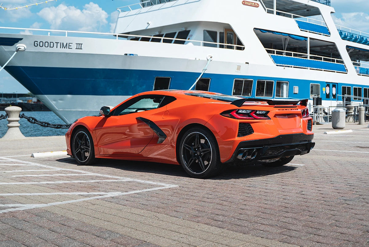 C8 Corvette 3.0" Cat-Back Quad 4.5" Tips | CORSA Performance