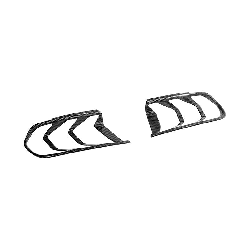 2018 - 23 Mustang Carbon Fiber Rear Tail Light Trim Bezel Cover