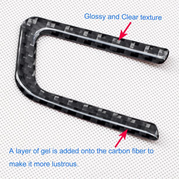 2015 - 23 Mustang Carbon Fiber Steering Wheel Trim Cover Kit