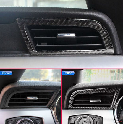 2015 - 24 Mustang Carbon Fiber Air Vent Trim Covers