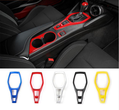 2016 - 24 Camaro Carbon Fiber Look Shifter Gearbox Trim Cover