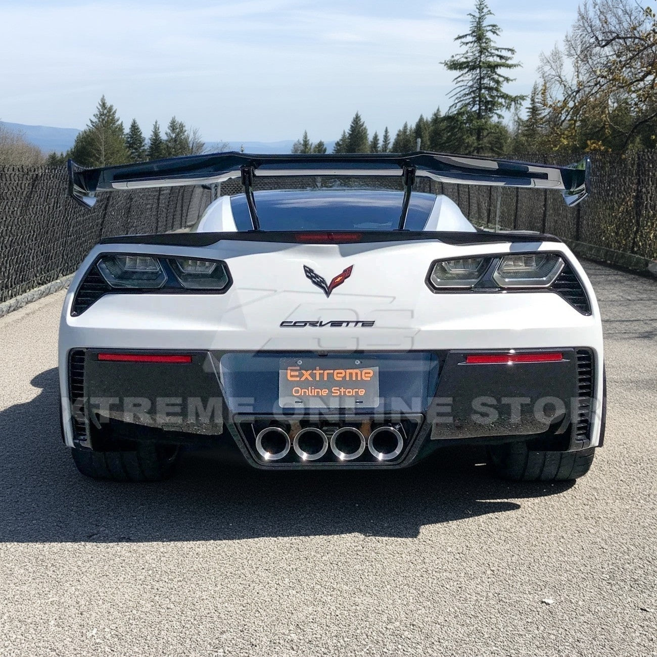 2014 - 19 C7 Corvette ZR1 ZTK Rear Spoiler High Wing