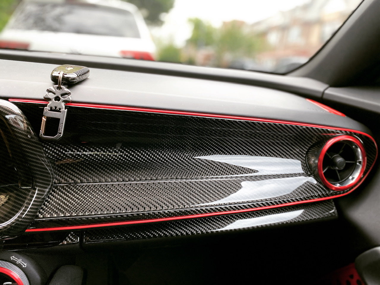 2016 - 24 Camaro Carbon Fiber Passenger Dashboard Cover