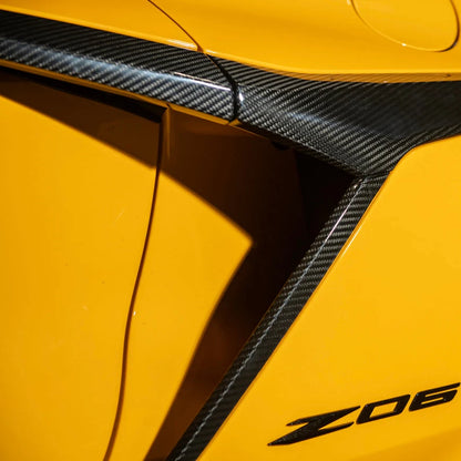 C8 Corvette Carbon Fiber Z06 Door Exterior Handle Garnish Replacement