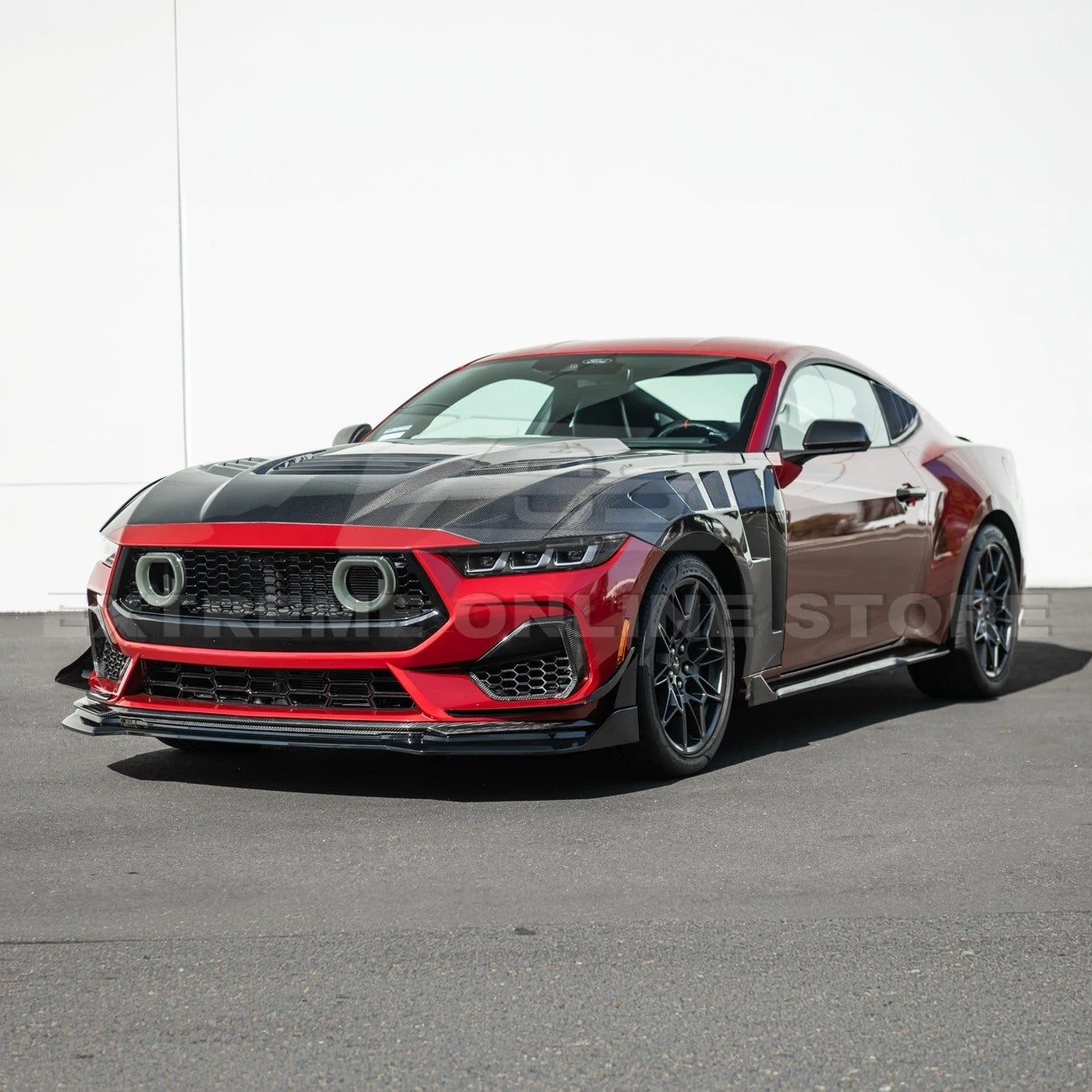 2024+ Mustang S650 GTV Style Upper Grille LED Air Intakes