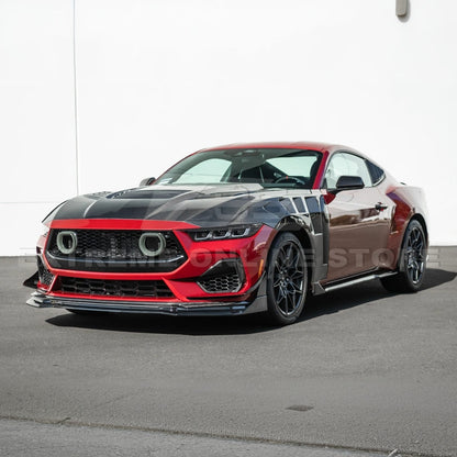 2024+ Mustang S650 GTV Style Gloss Black Front Lip Splitter