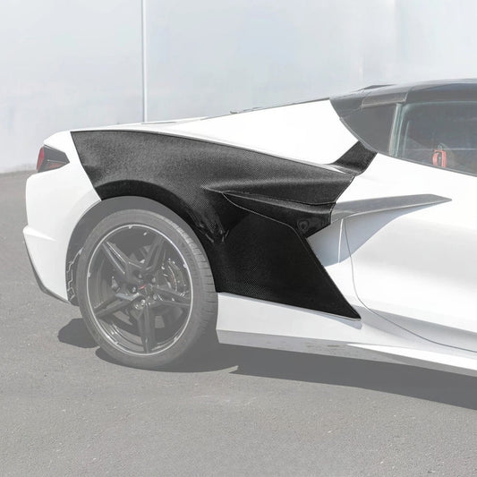 C8 Corvette Stingray Z06 Style Rear Side Fenders