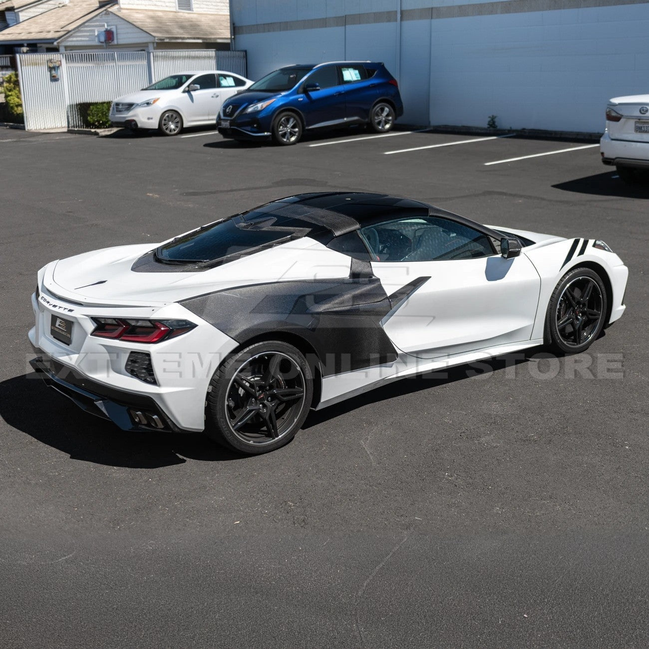 C8 Corvette Stingray Z06 Style Rear Side Fenders