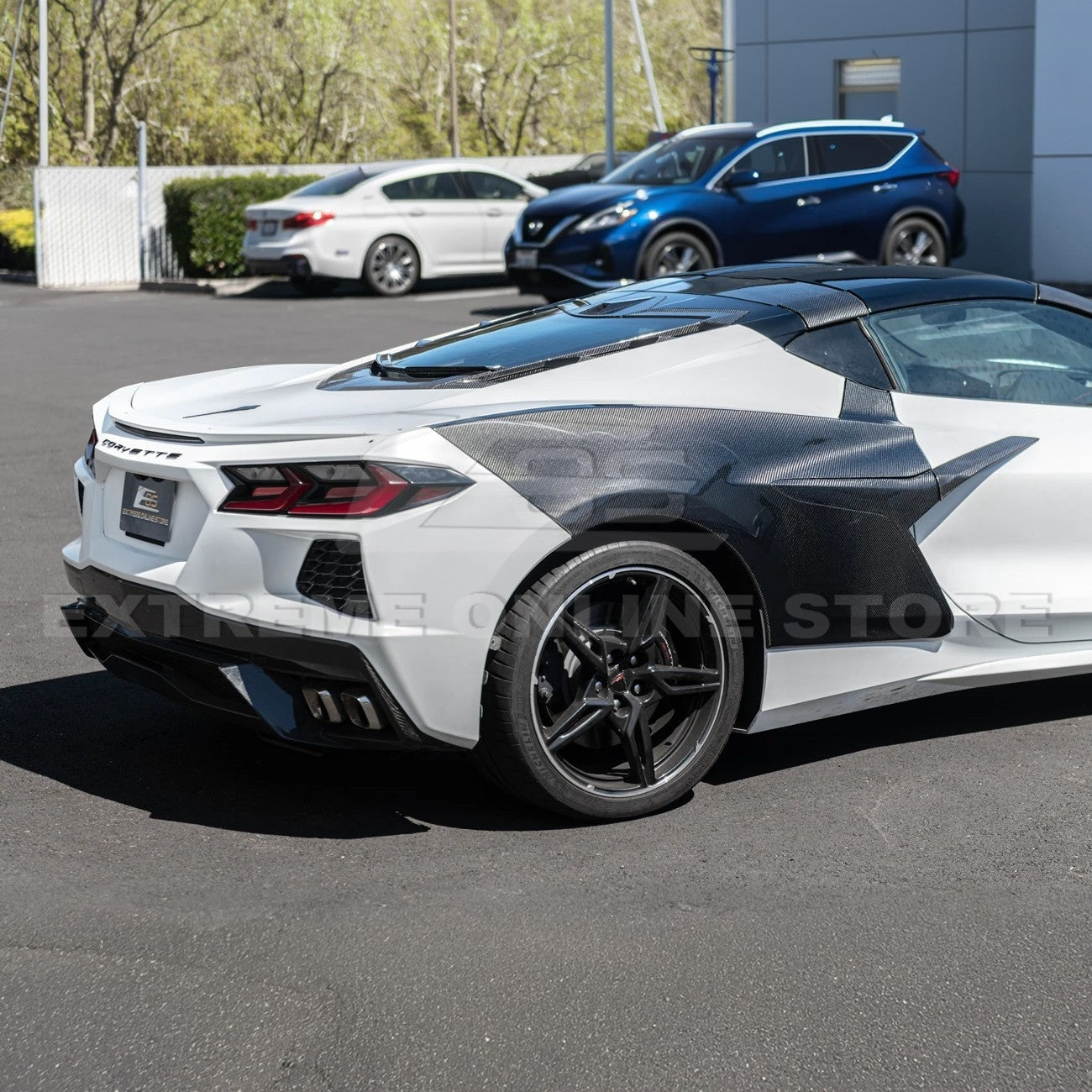 C8 Corvette Stingray Z06 Style Rear Side Fenders