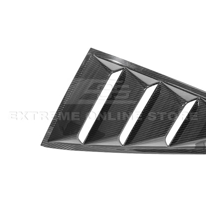 2024+ Mustang S650 Carbon Fiber Side Quarter Window Louvers