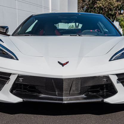 C8 Corvette Stingray Carbon Fiber Front Fascia Grille Cover