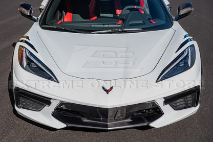 C8 Corvette Stingray Carbon Fiber Front Fascia Grille Cover