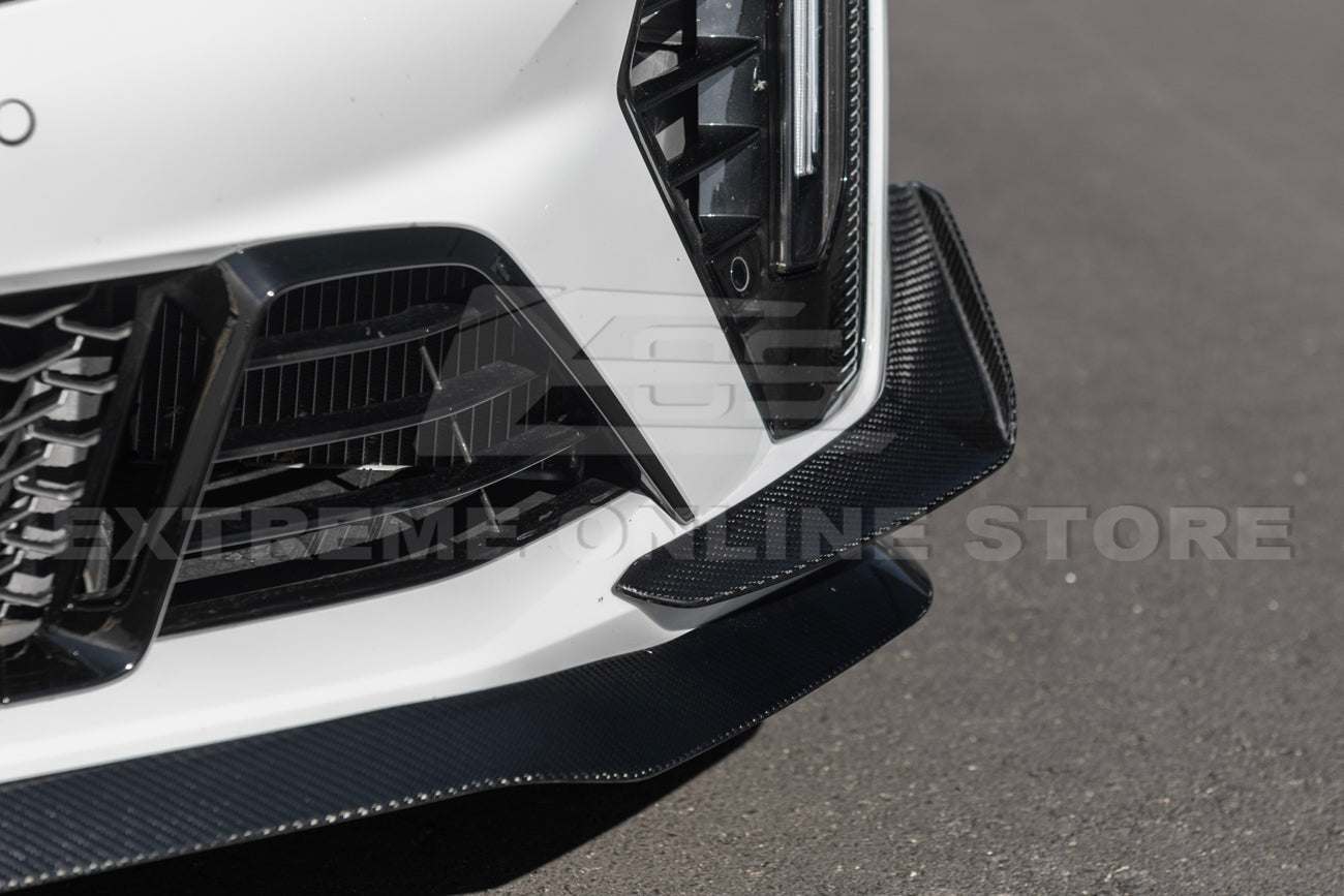 2020+ Cadillac CT4-V Blackwing Front Splitter, Canards, and Side Skirts