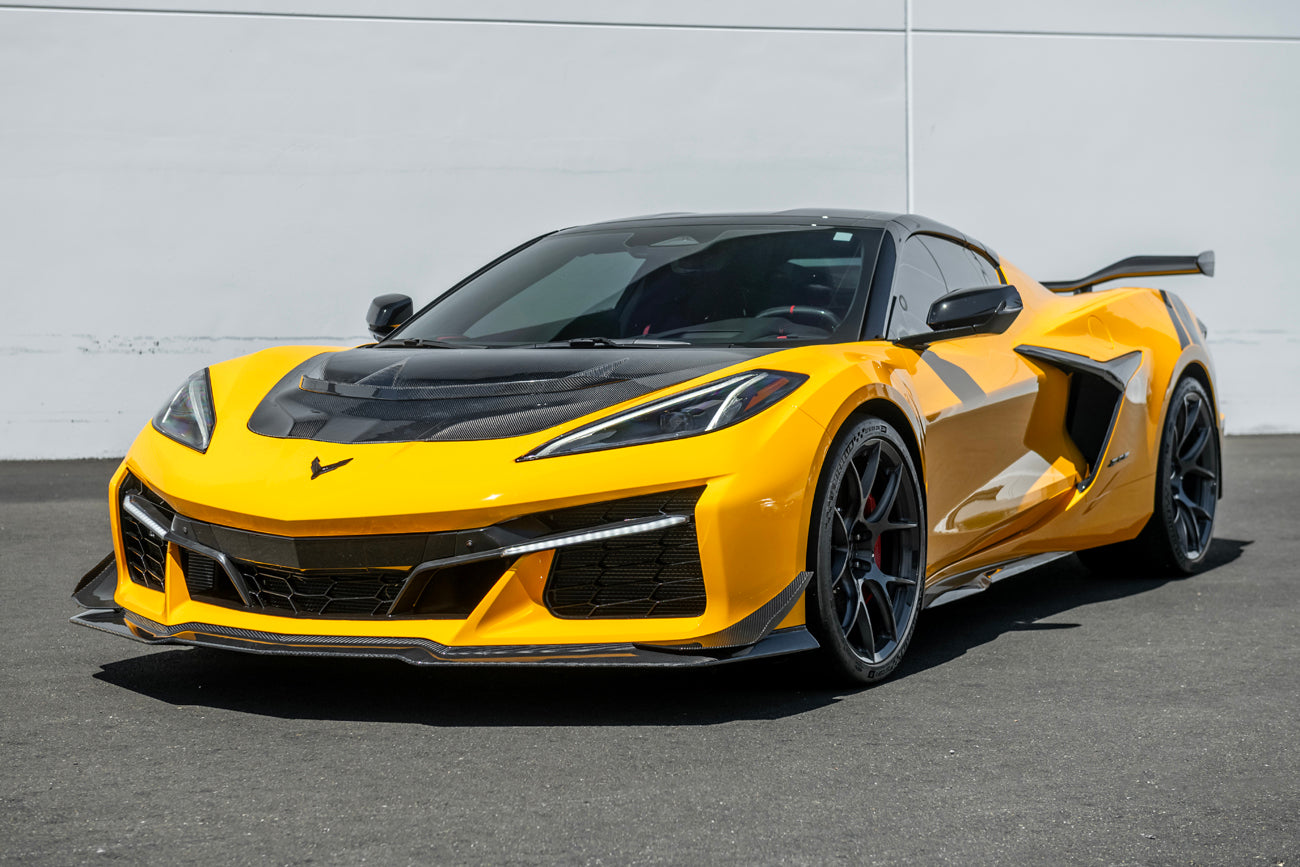 C8 Corvette Z06 Carbon Fiber Sequential LED DRL Light Bar Bezels