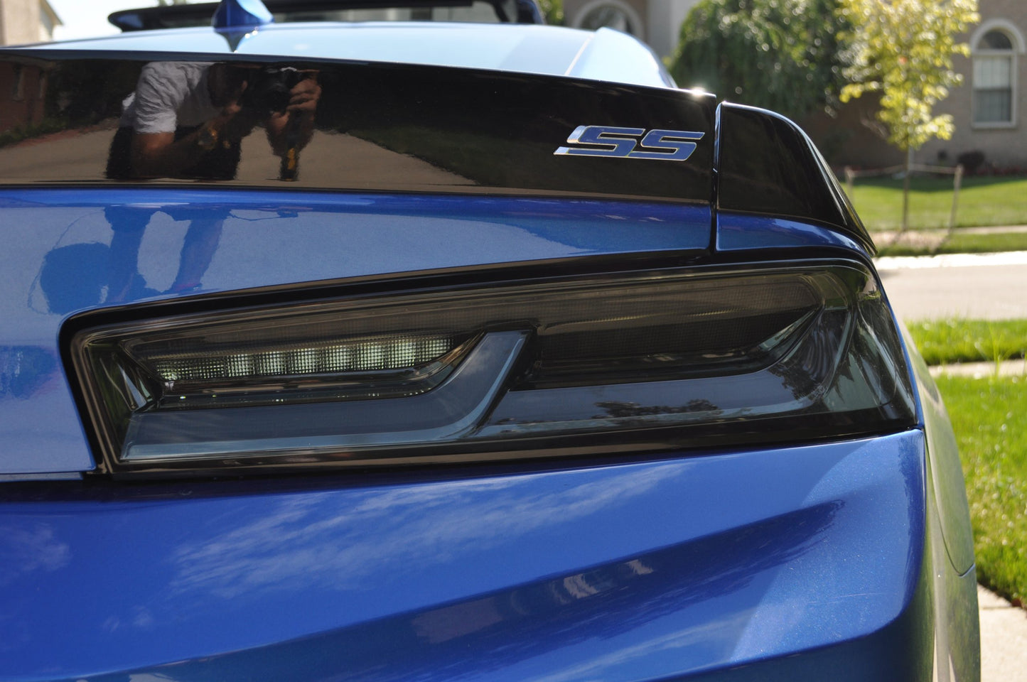 2016 - 18 Camaro Smoked Sequential Tail Lights - Amber Signal