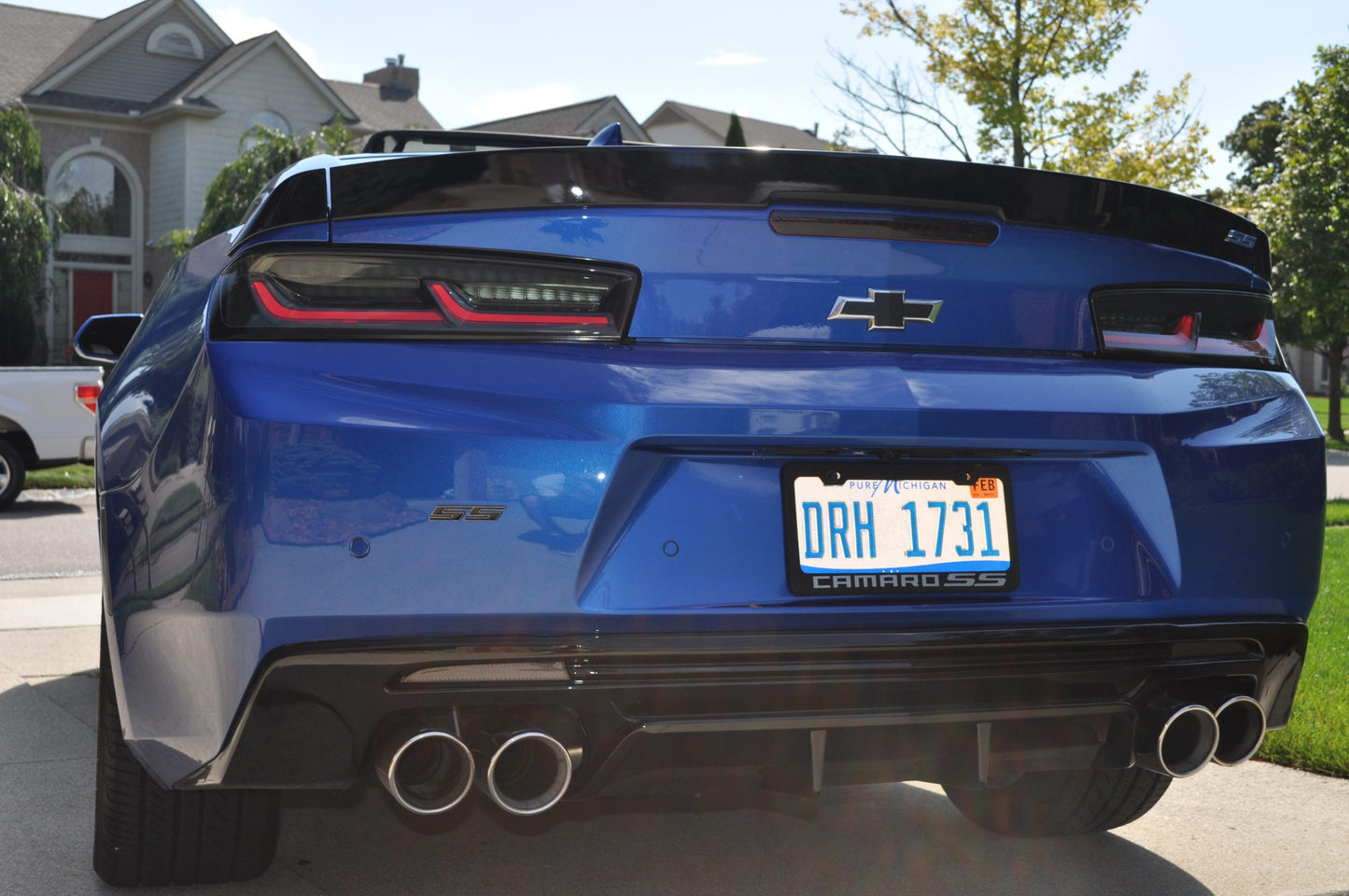 2016 - 24 Camaro 1LE Blade Spoiler - Gloss/Matte Black (Covers Holes)