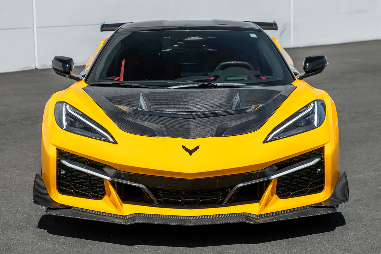 C8 Corvette Z06 Carbon Fiber Sequential LED DRL Light Bar Bezels