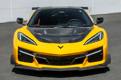 C8 Corvette Z06 Carbon Fiber Sequential LED DRL Light Bar Bezels