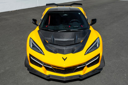 C8 Corvette Z06 Carbon Fiber Sequential LED DRL Light Bar Bezels