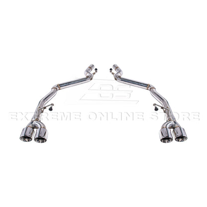 2024+ Mustang GT S650 Muffler Delete Axel Back Quad Tips Exhaust