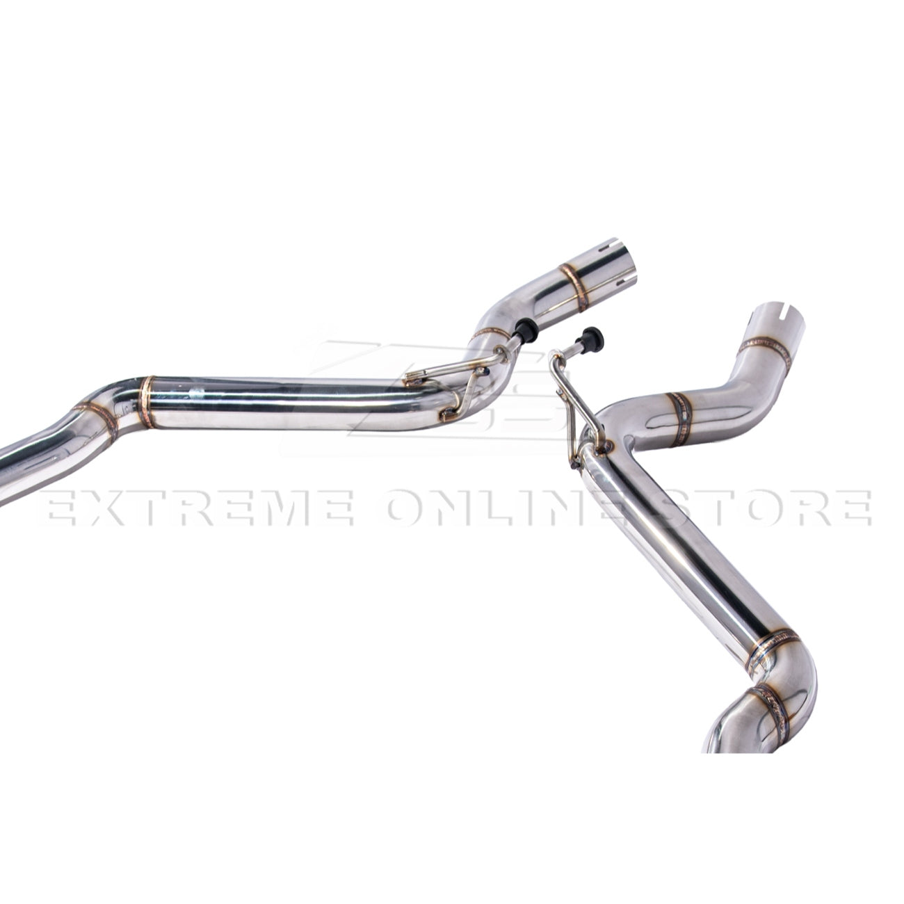 2024+ Mustang GT S650 Muffler Delete Axel Back Quad Tips Exhaust
