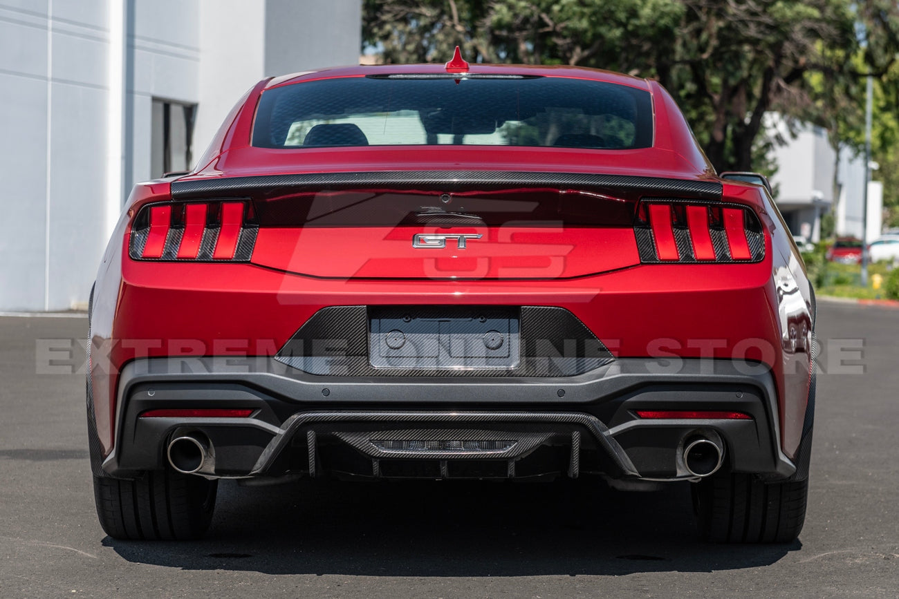 2024 - 25 Mustang S650 Carbon Fiber Rear Decklid Spoiler Panel