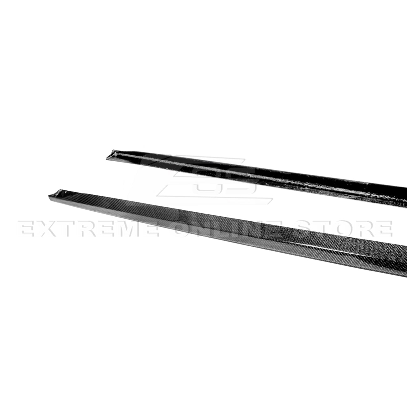 2024+ Mustang S650 Carbon Fiber Add-On Side Skirts Extensions