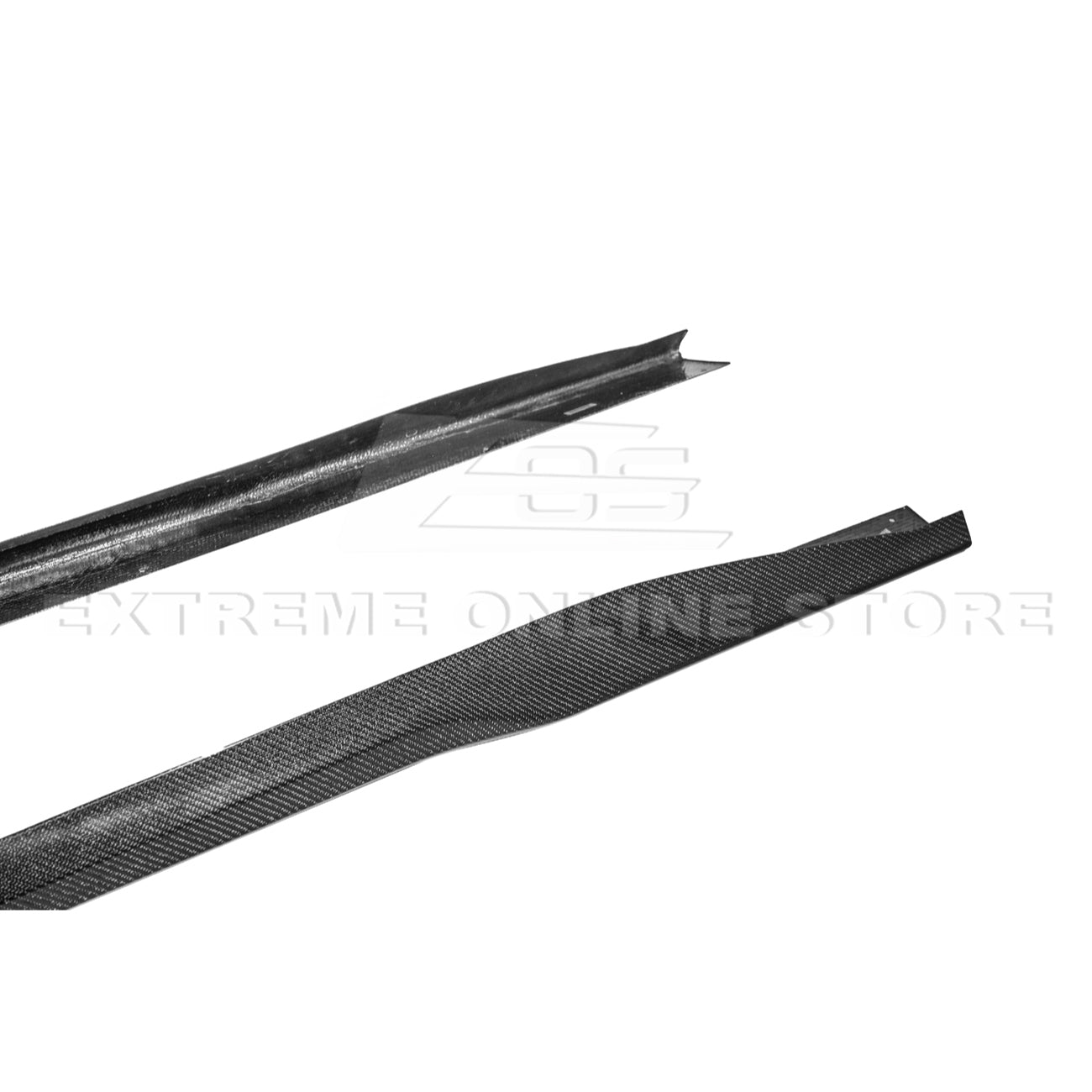 2024+ Mustang S650 Carbon Fiber Add-On Side Skirts Extensions