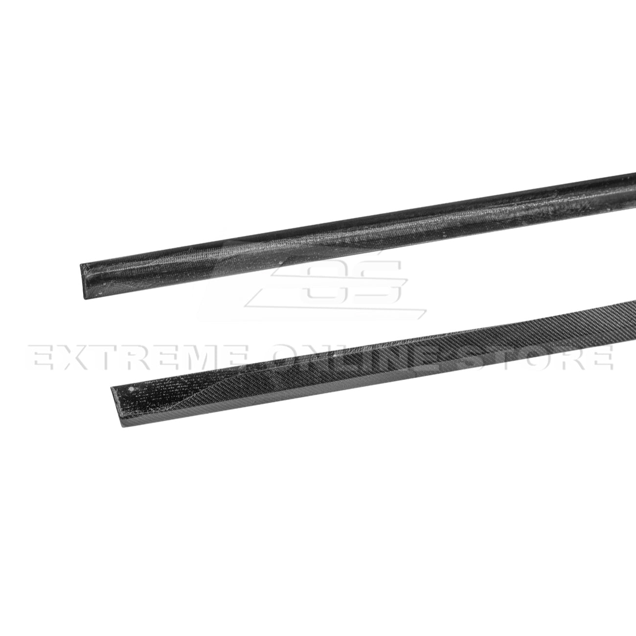 2024+ Mustang S650 Carbon Fiber Add-On Side Skirts Extensions