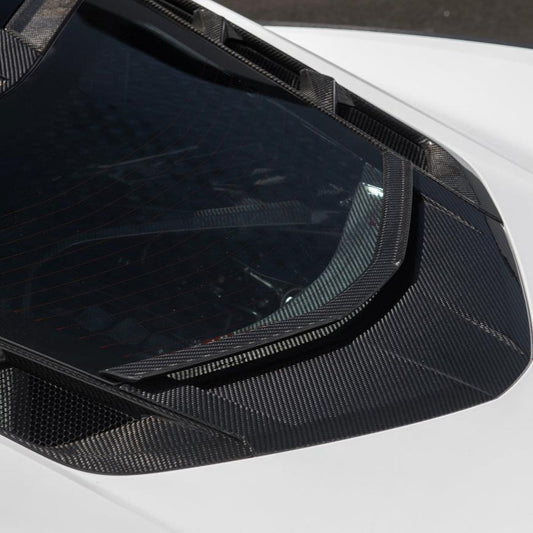 C8 Corvette Carbon Fiber Rear Window Hatch Deck Lid Insert