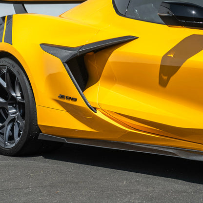 C8 Corvette Carbon Fiber Z06 Door Exterior Handle Garnish Replacement