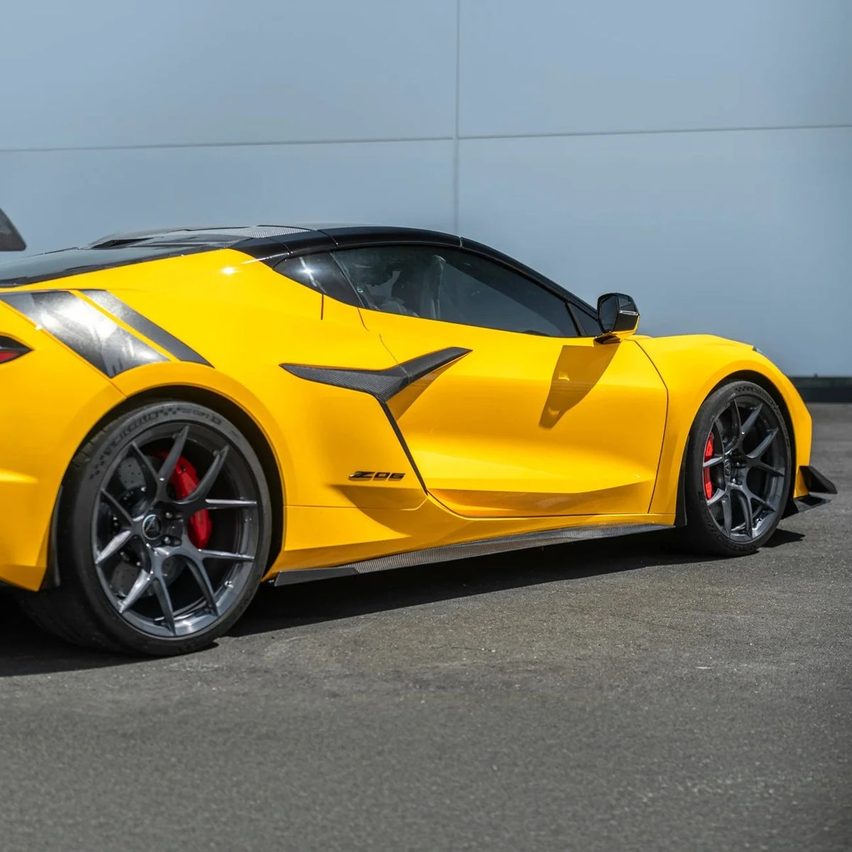 C8 Corvette Carbon Fiber Z06 Door Exterior Handle Garnish Replacement