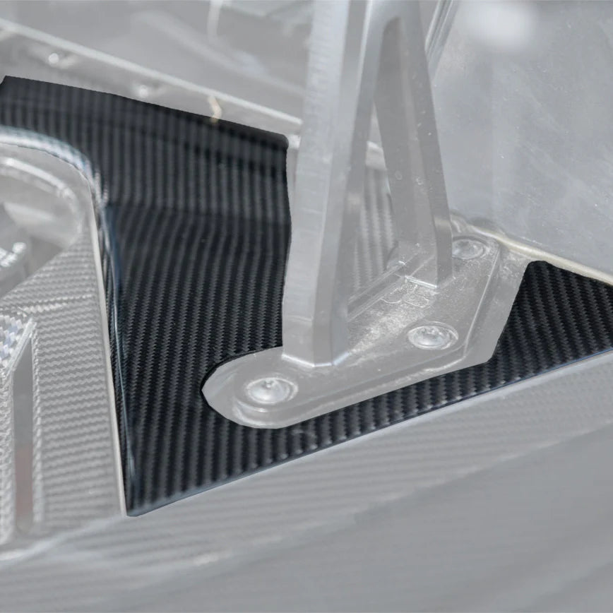 C8 Corvette Coupe Carbon Fiber Engine Bay Corner Vent Covers