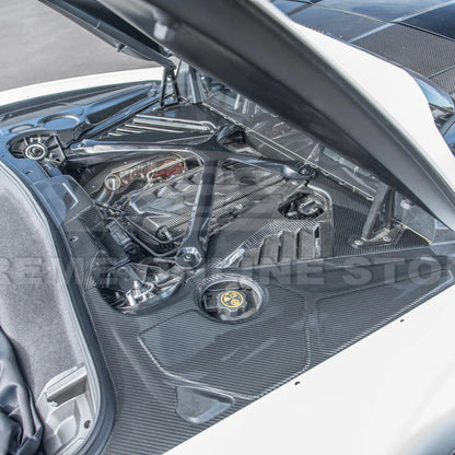 C8 Corvette Coupe Carbon Fiber Engine Bay Corner Vent Covers