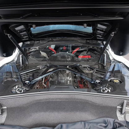 C8 Corvette Coupe Carbon Fiber Engine Bay Corner Vent Covers