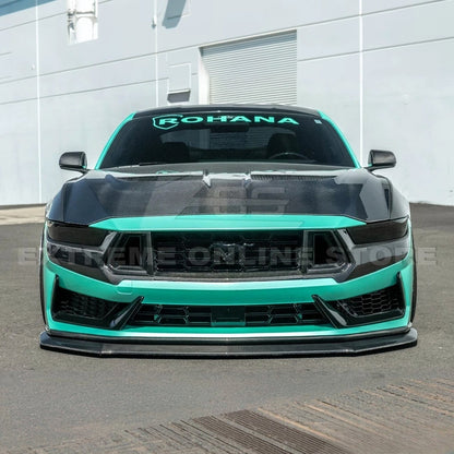 2024+ Mustang Dark Horse Dry Carbon Fiber Front Grille Trims