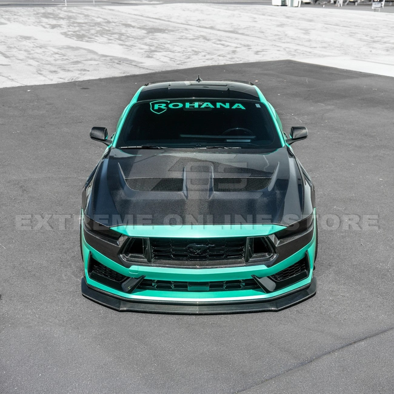 2024+ Mustang Dark Horse Carbon Fiber Front Splitter