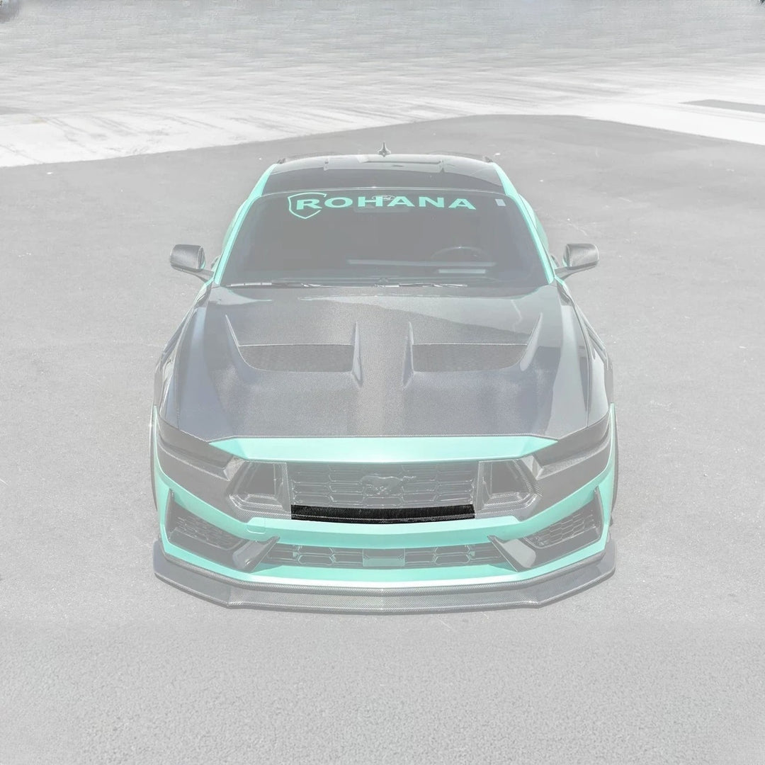 2024+ Mustang Dark Horse Dry Carbon Fiber Front Grille Trims