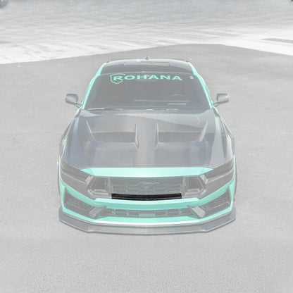 2024+ Mustang Dark Horse Dry Carbon Fiber Front Grille Trims