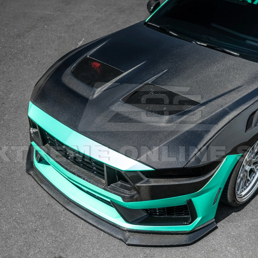 2024+ Mustang Dark Horse Carbon Fiber Front Splitter