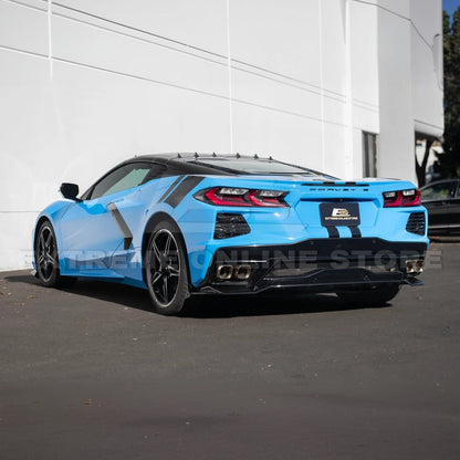 C8 Corvette Stingray Gloss Black Rear Bumper Add-On Diffuser Lip